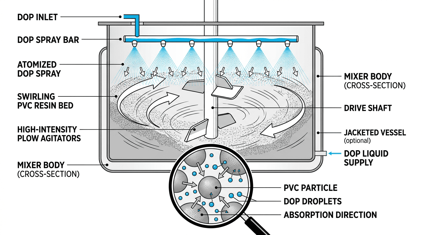How to Mix PVC Dry Blend with DOP in a High-Speed Mixer - BASTONE